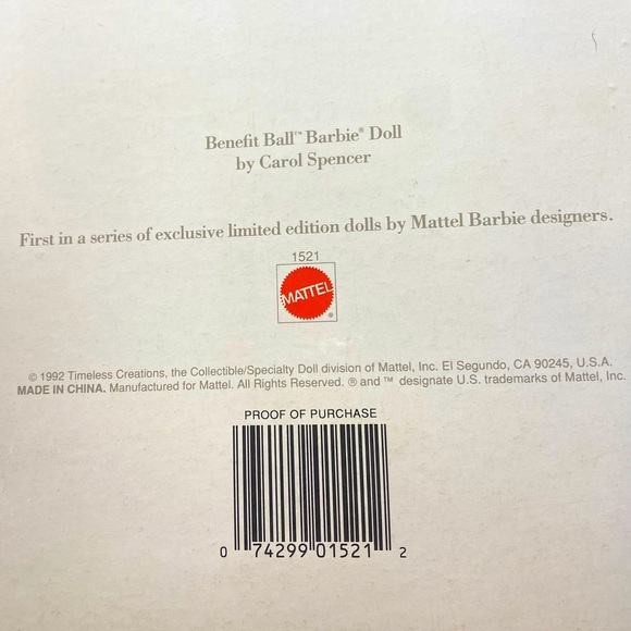 Benefit Ball Barbie collectable new never opened or out of box. - Picture 3 of 11